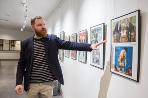 Открытие выставки Дм. Донского «Параллельные миры: политика и спорт» в Екатеринбурге