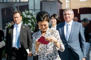 Визит принцессы Японии Хисако Такамадо
