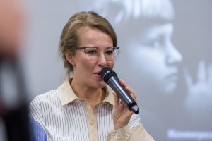 Пресс-конференция Ксении Собчак и Веры Кричевской