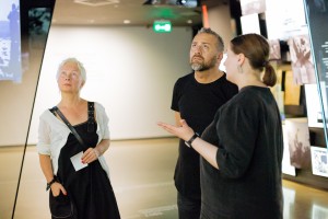 Дизайнер Георгий Шагашвили в Музее Ельцина