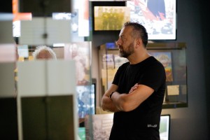 Дизайнер Георгий Шагашвили в Музее Ельцина