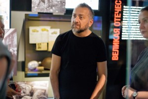 Дизайнер Георгий Шагашвили в Музее Ельцина