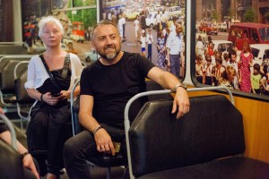 Дизайнер Георгий Шагашвили в Музее Ельцина