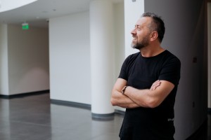 Дизайнер Георгий Шагашвили в Музее Ельцина