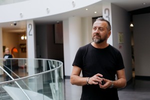 Дизайнер Георгий Шагашвили в Музее Ельцина