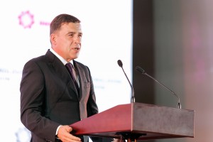 ИННОПРОМ 2018 в Ельцин Центре. Губернатор Свердловской области Евгений Куйвашев
