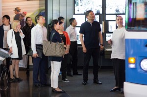 Экскурсия делегации провинции Хэйлунцзян Китайской Народной Республики во главе с губернатором Ван Вэньтао