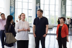 Экскурсия делегации провинции Хэйлунцзян Китайской Народной Республики во главе с губернатором Ван Вэньтао