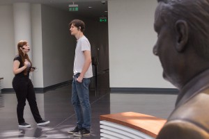 Режиссер Алексей Смирнов в Музее Ельцина