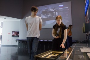 Режиссер Алексей Смирнов в Музее Ельцина