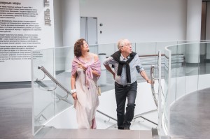 Поэт Юрий Ряшенцев в Музее Ельцина