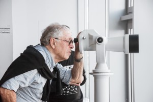 Поэт Юрий Ряшенцев в Музее Ельцина