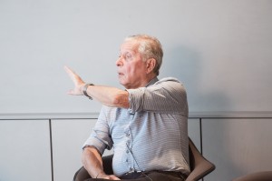 Поэт Юрий Ряшенцев в Музее Ельцина