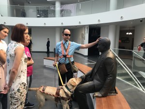 Ринат и Николас в Музее Ельцина