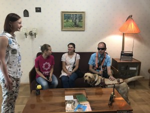 Ринат и Николас в Музее Ельцина