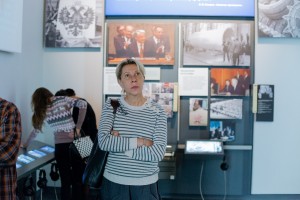 Юлия Рутберг в Музее Ельцина