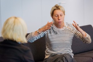 Юлия Рутберг в Музее Ельцина