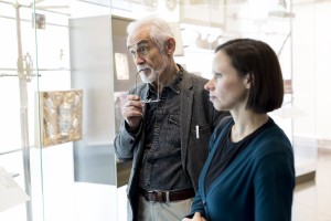 Одельша Агишев и Кристина Серейкайте в Музее Бориса Ельцина