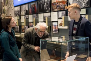 Одельша Агишев и Кристина Серейкайте в Музее Бориса Ельцина