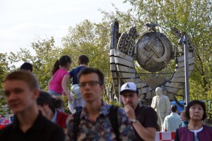 Герб СССР в Парке искусств "Музеон"