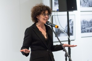 Инга Видугирите-Пакерене. Открытие выставок Ромуалдаса Пожерскиса «Тело народное: Литва, 1988 г.» и Гинтараса Чесониса «Межвоенная архитектура Каунаса, 1918–1940»