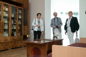 Эрик Булатов в Музее Бориса Ельцина, 2015 год. Фото: Марат Габдрахманов