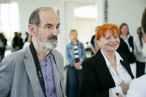 Эрик Булатов в Музее Бориса Ельцина, 2015 год. Фото: Марат Габдрахманов