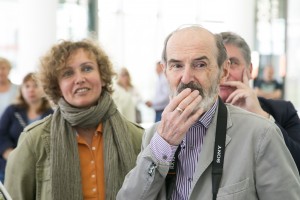 Эрик Булатов в Музее Бориса Ельцина, 2015 год. Фото: Марат Габдрахманов