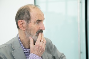 Эрик Булатов в Музее Бориса Ельцина, 2015 год. Фото: Марат Габдрахманов