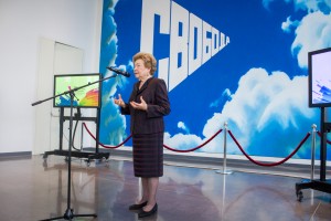 Наина Ельцина на церемонии вручения сертификатов именных стипендий первого президента России Б.Н. Ельцина студентам и аспирантам УрФУ