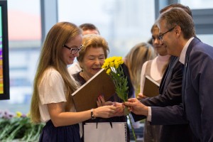 Церемония вручения сертификатов именных стипендий первого президента России Б.Н. Ельцина студентам и аспирантам УрФУ