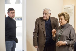 Олег Басилашвили и Наина Ельцина в Музее Б.Н. Ельцина