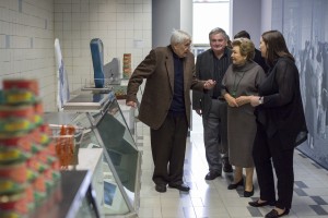 Олег Басилашвили и Наина Ельцина в Музее Б.Н. Ельцина