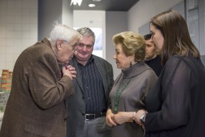 Олег Басилашвили и Наина Ельцина в Музее Б.Н. Ельцина