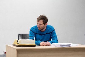 Репетиция спектакля «Лишний» 