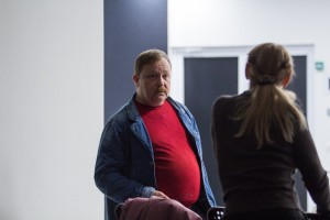 Репетиция спектакля «Лишний» 