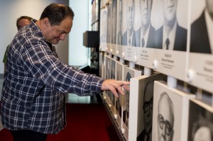 Лев Оборин, Юлий Гуголев, Вера Павлова Олег Лекманов в Музее Ельцина