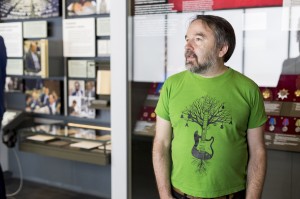 Лев Оборин, Юлий Гуголев, Вера Павлова Олег Лекманов в Музее Ельцина