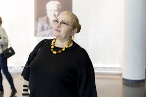 Нина Усатова в Музее Ельцина