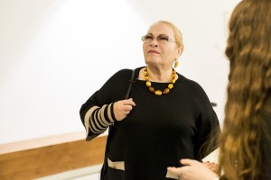 Нина Усатова в Музее Ельцина