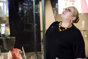 Нина Усатова в Музее Ельцина