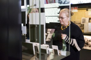 Нина Усатова в Музее Ельцина