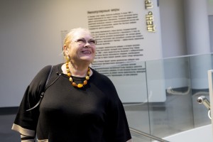 Нина Усатова в Музее Ельцина