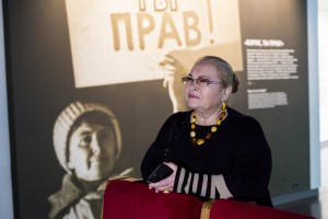 Нина Усатова в Музее Ельцина