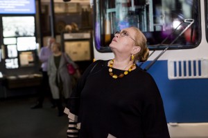 Нина Усатова в Музее Ельцина