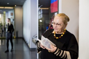 Нина Усатова в Музее Ельцина