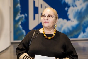 Нина Усатова в Музее Ельцина