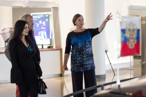 Писатель Виктор Ерофеев в Музее Ельцина