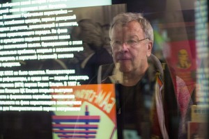 Писатель Виктор Ерофеев в Музее Ельцина