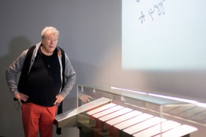 Писатель Виктор Ерофеев в Музее Ельцина